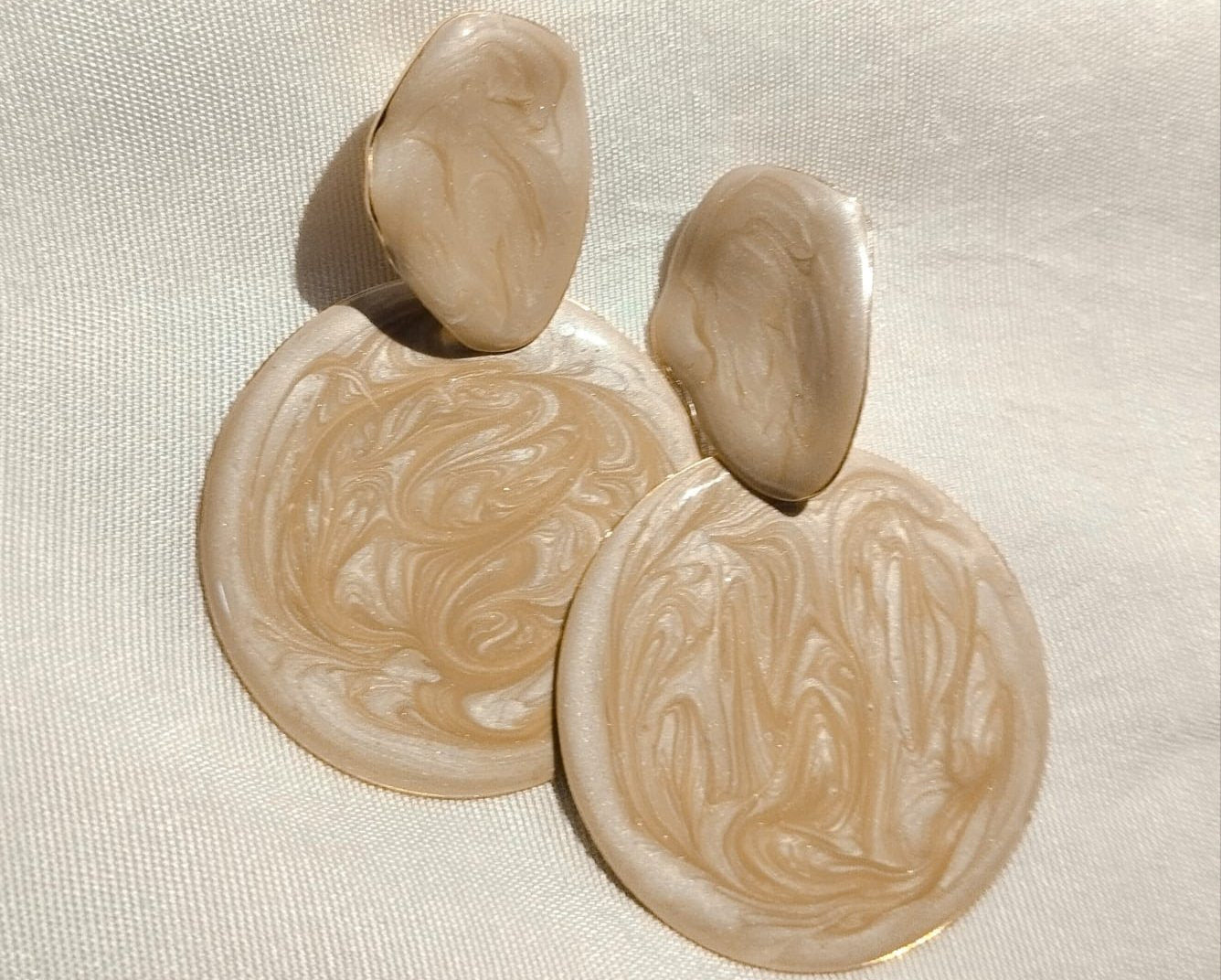 Marble earrings