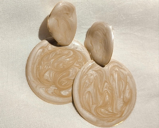 Marble earrings